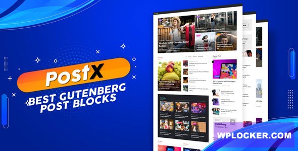 PostX Pro v1.6.8 – Gutenberg Post Blocks  nulled