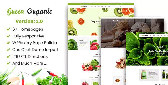 Green Organic v2.38 – Organic Store & Bakery Theme