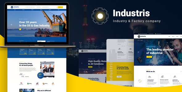Industris v1.1.4 – Factory & Business WordPress Theme