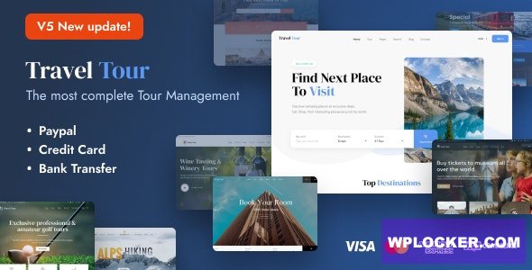 Travel Tour v5.2.4 – Tour Booking, Travel Booking Theme