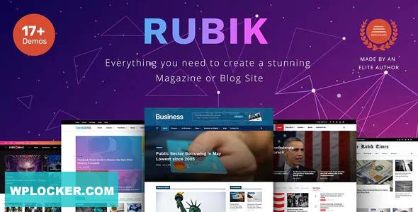 Rubik v2.9.1 – A Perfect Theme for Blog Magazine Website