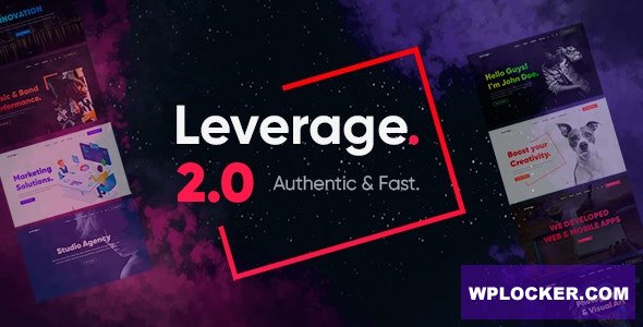 Leverage v2.2.8 – Creative Agency & Portfolio WordPress Theme