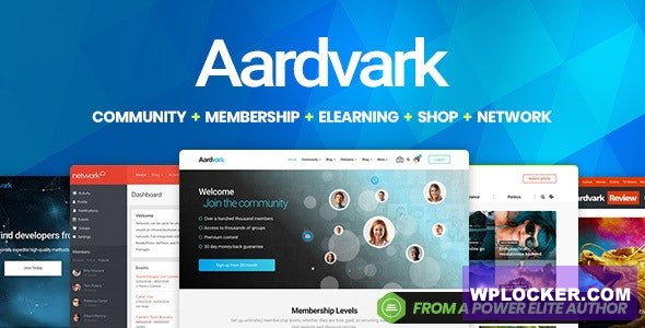 Aardvark v4.6 – Community, Membership, BuddyPress Theme
