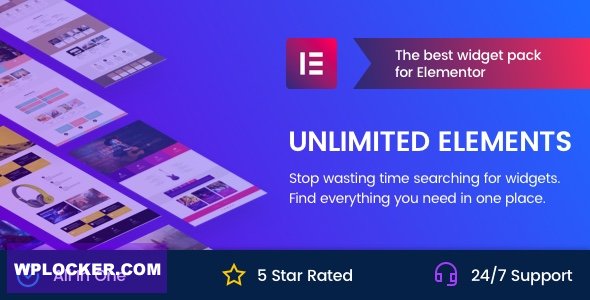 Unlimited Elements for Elementor Page Builder v1.5.131  nulled