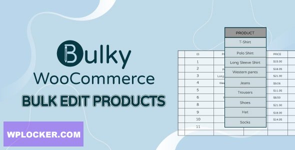Bulky v1.3.6 – WooCommerce Bulk Edit Products, Orders, Coupons