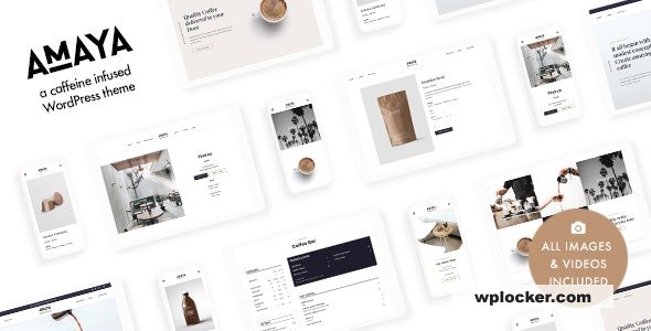 Amaya v2.20 – Coffee Shop WordPress Theme