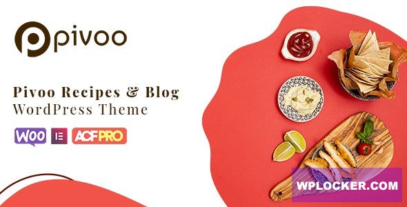 Pivoo v1.3 – Food & Recipe Blog WordPress Theme