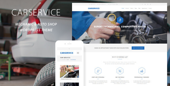 Car Service v7.8 – Mechanic Auto Shop WordPress Theme
