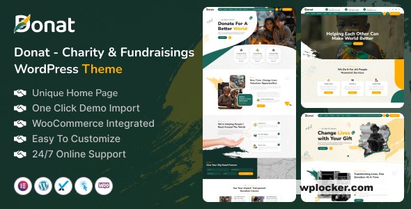 Donat v1.0 – Charity & Fundraising WordPress Theme