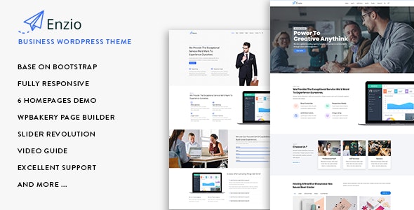 Enzio v1.2.0 – Responsive Business WordPress Theme