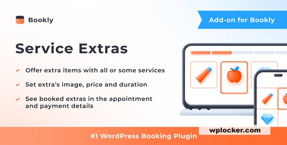 Bookly Service Extras (Add-on) v6.0