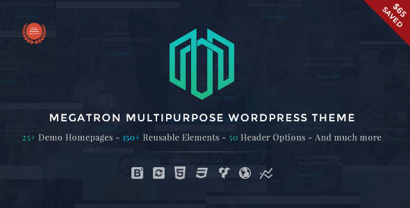 Megatron v4.4 – Responsive MultiPurpose WordPress Theme