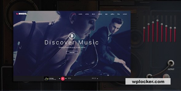 Muziq v1.4 – Music Band & Musician WordPress Theme