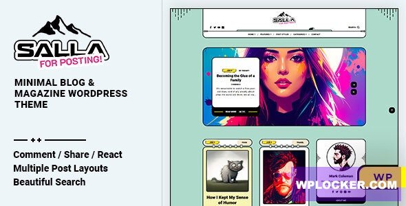 Salla v1.0.6 – Blog & Magazine WordPress Theme