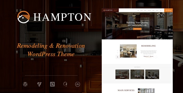 Hampton v1.3.3 – Home Design and House Renovation WordPress Theme