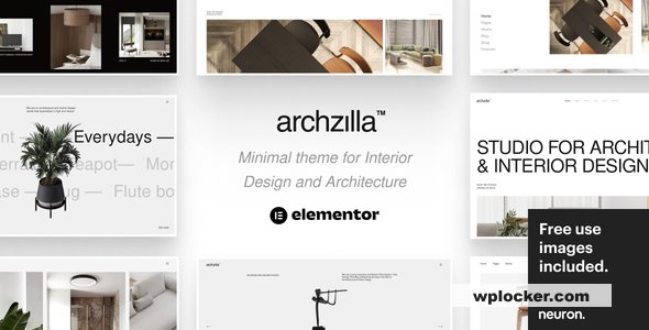 Archzilla v1.1.0 – Minimal WordPress Theme for Interior Design and Architecture