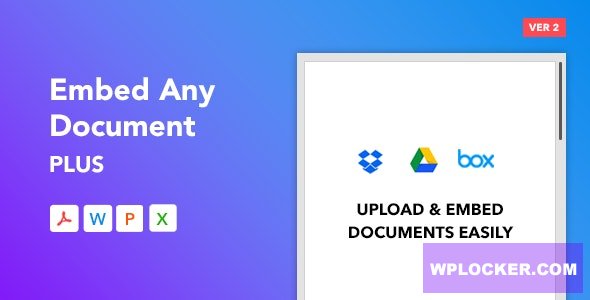Embed Any Document Plus v2.8.6 – WordPress Plugin