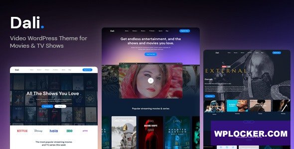 Dali v1.0.2 – Movies & TV Shows WordPress Theme