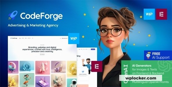 CodeForge v1.4 – IT Company WordPress Theme