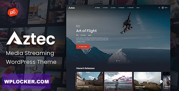 Aztec v4.1 – Video Streaming & Membership Theme