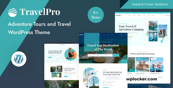 TravelPro v1.0 – Adventure Tours and Travel Agency WordPress Theme