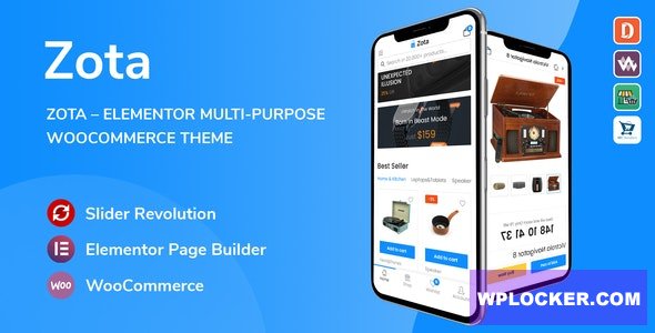 Zota v1.3.9 – Elementor Multi-Purpose WooCommerce Theme