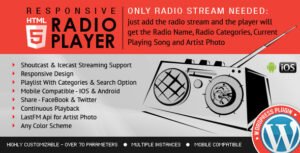 Radio Player Shoutcast & Icecast v4.4.8