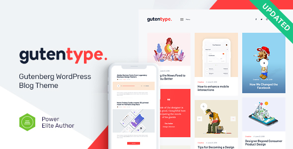 Gutentype v2.1.11 – 100% Gutenberg WordPress Theme