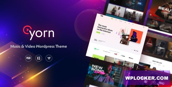 Yorn v1.0.4 – Music & Video WordPress Theme