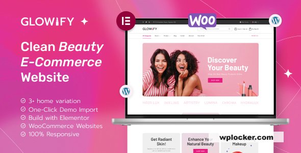 Glowify v1.0 – Beauty and Cosmetics Shop WordPress Theme
