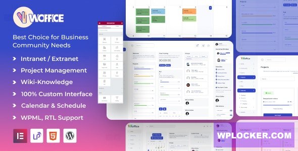 Woffice v5.4.26 – Intranet/Extranet WordPress Theme