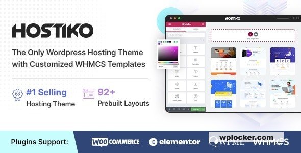 Hostiko v92.9 – Hosting WordPress & WHMCS Theme  nulled