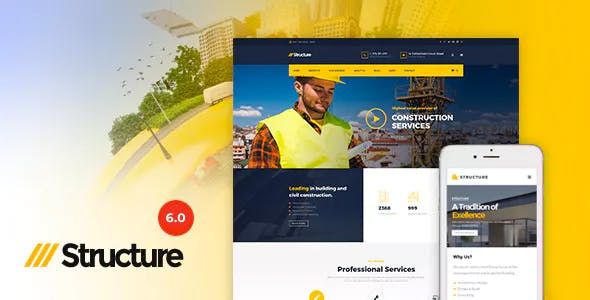 Structure v7.4.1 – Construction WordPress Theme