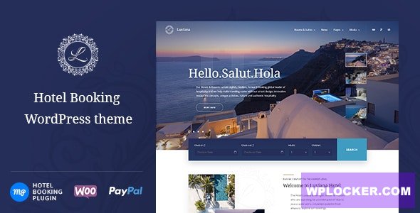 Luviana v1.6.0 – Hotel Booking WordPress Theme