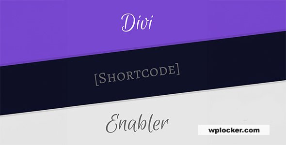 Divi Shortcode Enabler v1.4.8