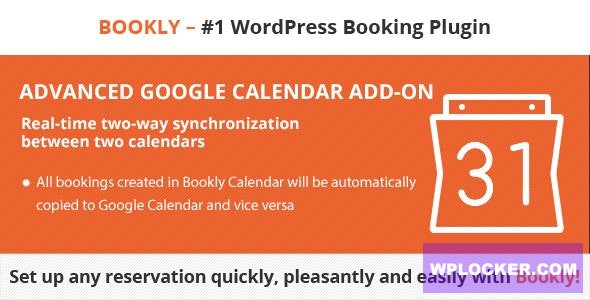 Bookly Advanced Google Calendar (Add-on) v2.9