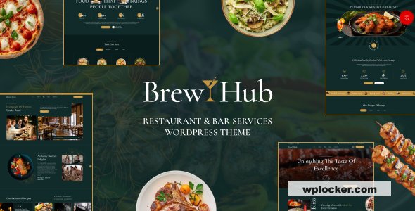 Brewhub v1.0.0 – Bar & Restaurant WordPress Theme