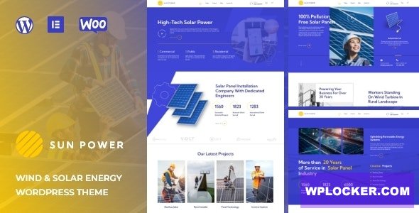 SunPower v1.0.9 – Solar Renewable Energy Theme