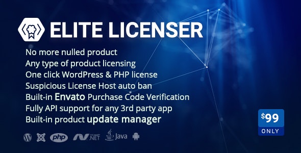 Elite Licenser v2.4.5 – Software License Manager for WordPress  nulled