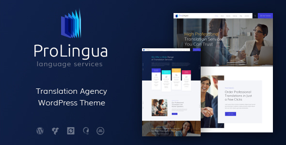 ProLingua v1.1.12 – Translation Services WordPress Theme