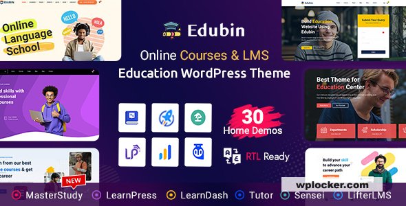 Edubin v9.4.9 – Education LMS WordPress Theme