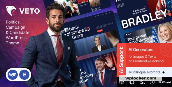Veto v1.0 – Politics, Campaign & Candidate WordPress Theme