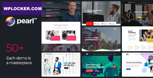 Pearl WP v3.4.9 – Corporate Business WordPress Theme  nulled