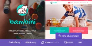 Bambini v1.2.6 – Kindergarten & Pre-School Theme
