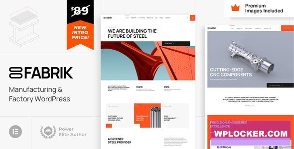Fabrik v14 – Manufacturing & Factory WordPress