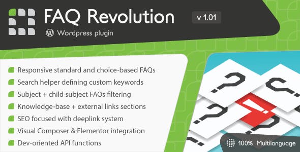 FAQ Revolution v2.0.4 – WordPress Plugin