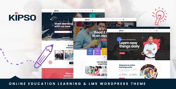 Kipso v1.3.5 – Education LMS WordPress Theme