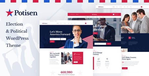 Potisen v1.2.8 – Election & Political WordPress Theme