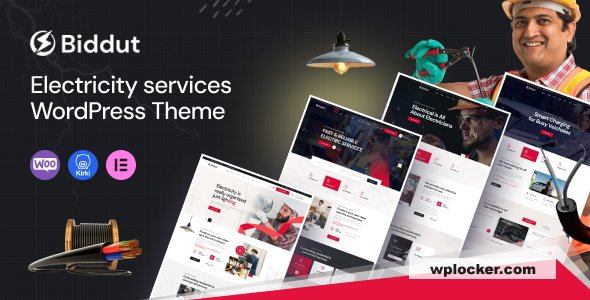 Biddut v1.0.6 – Electricity Services WordPress Theme