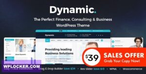 Dynamic v3.2 – Finance and Consulting Business WordPress Theme
